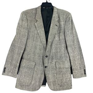 Vtg College Hall Mens Sports Coat Silk Blazer Jacket Sz 46 L